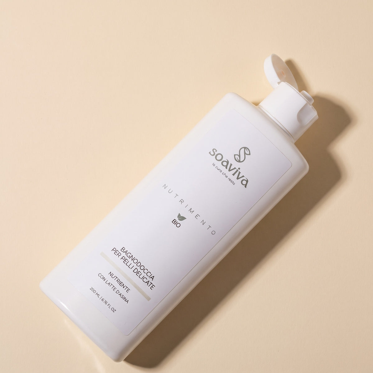 Soaviva Nutrimento Bagnodoccia Delicato Idratante Latte d'Asina 200 ml — confezione