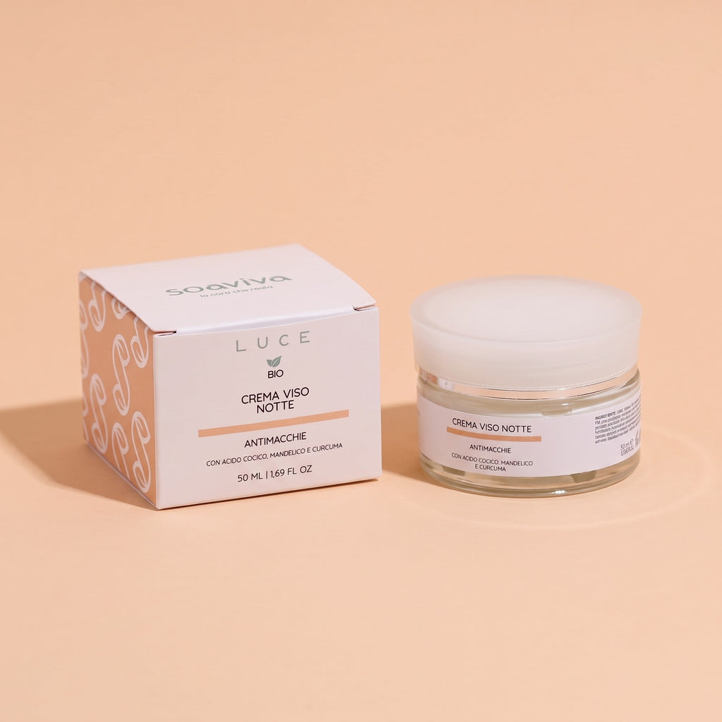 Soaviva Luce Crema Notte Antimacchia Perfezionante Uniformante 50 ml — confezione