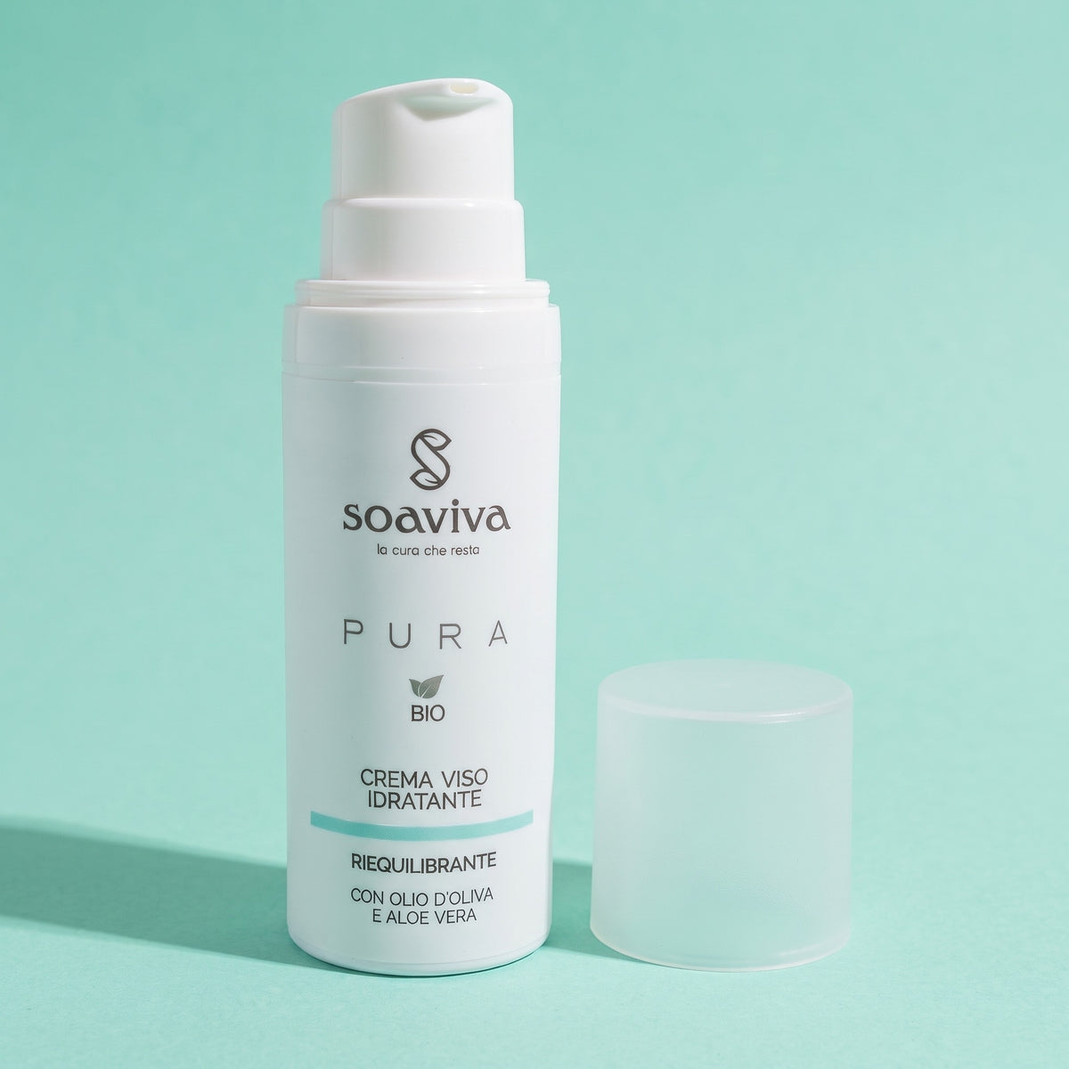 Soaviva Pura Crema Viso Idratante Riequilibrante Pelli Normali Miste 50 ml