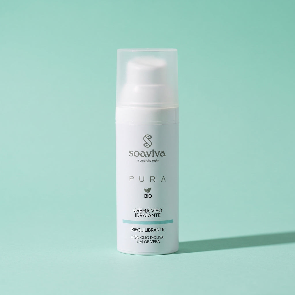 Soaviva Pura Crema Viso Idratante Riequilibrante Pelli Normali Miste 50 ml
