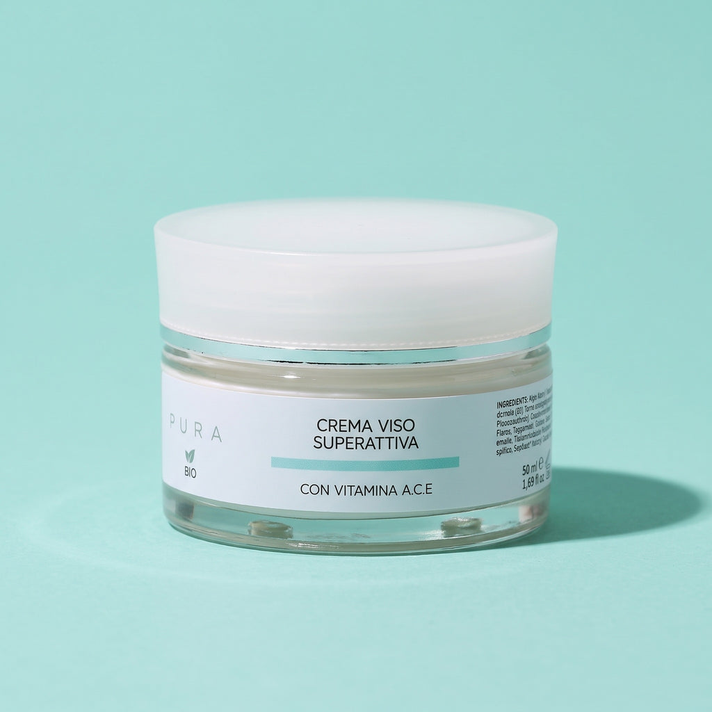 Soaviva Pura Crema Viso Superattiva Vitamine ACE Bio 50 ml