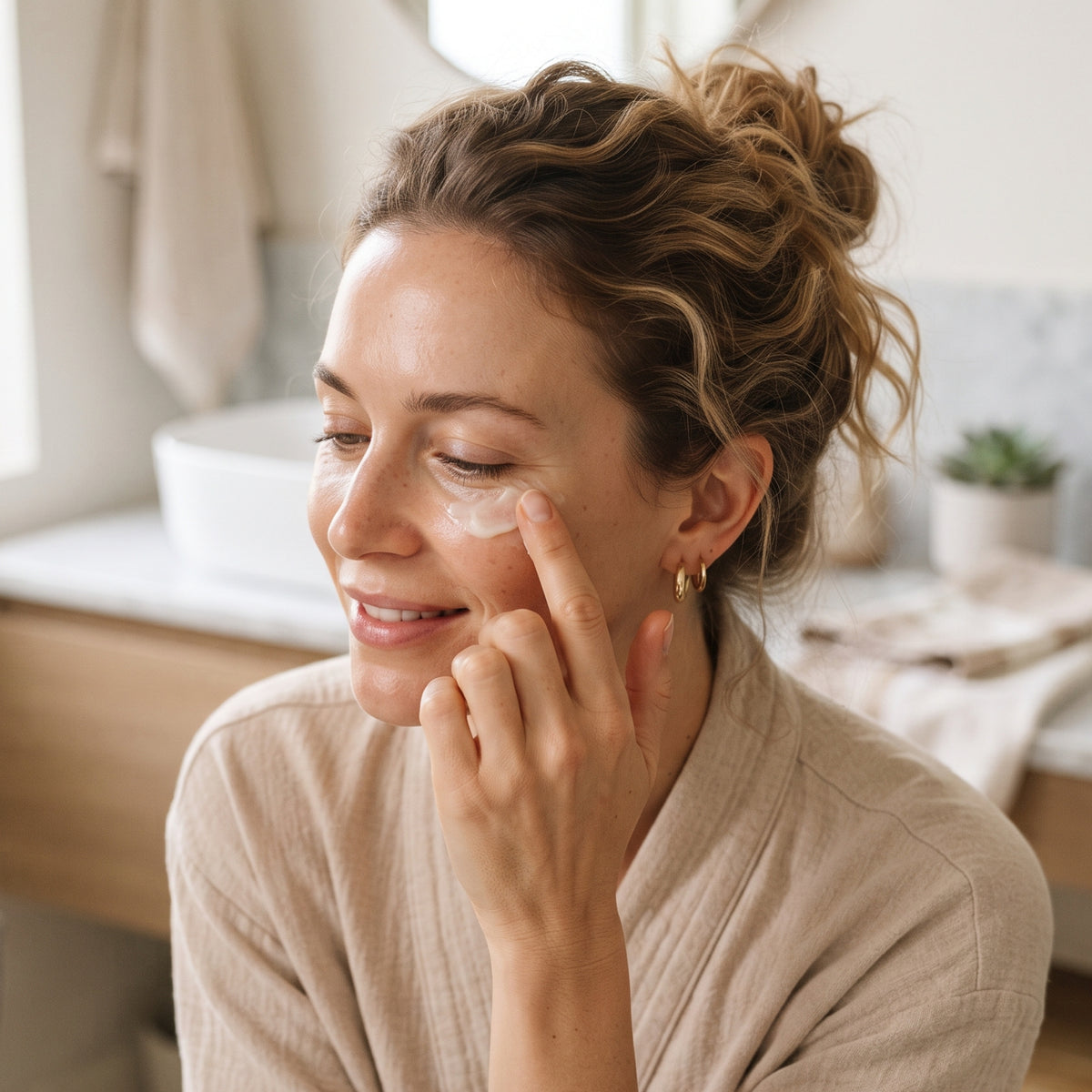 Applicazione — Soaviva Pura Crema Contorno Occhi Super Levigante