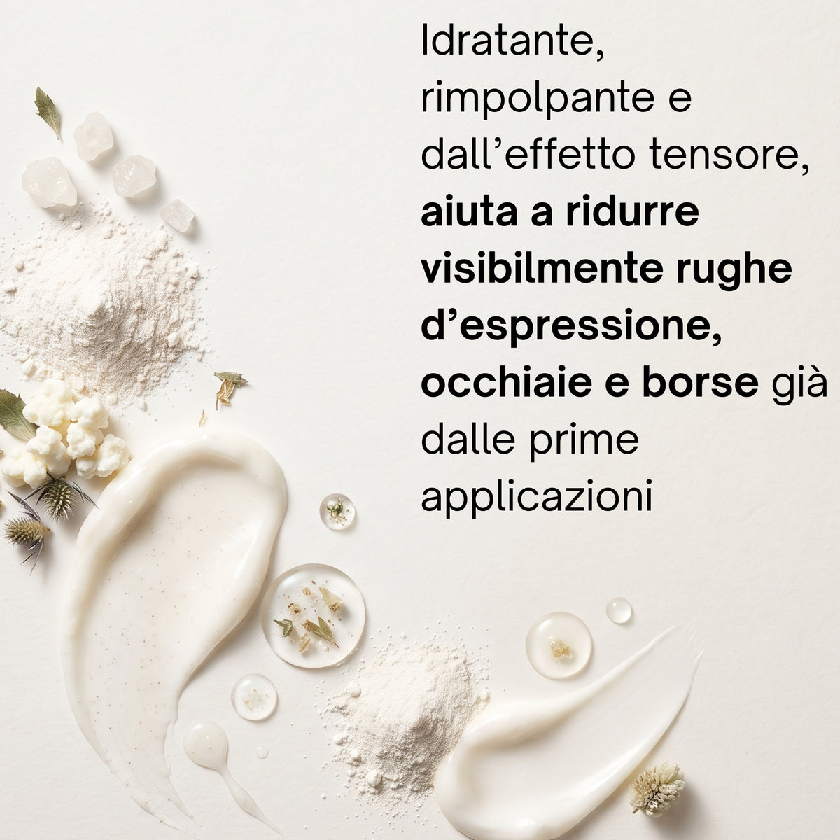 Soaviva Nutrimento Crema Occhi Riempitiva Ultra Repair Latte d'Asina 30 ml — ingredienti