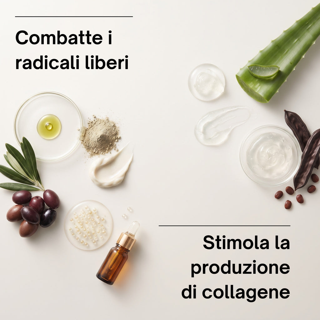 Ingredienti della crema viso anti age giorno Soaviva Pura