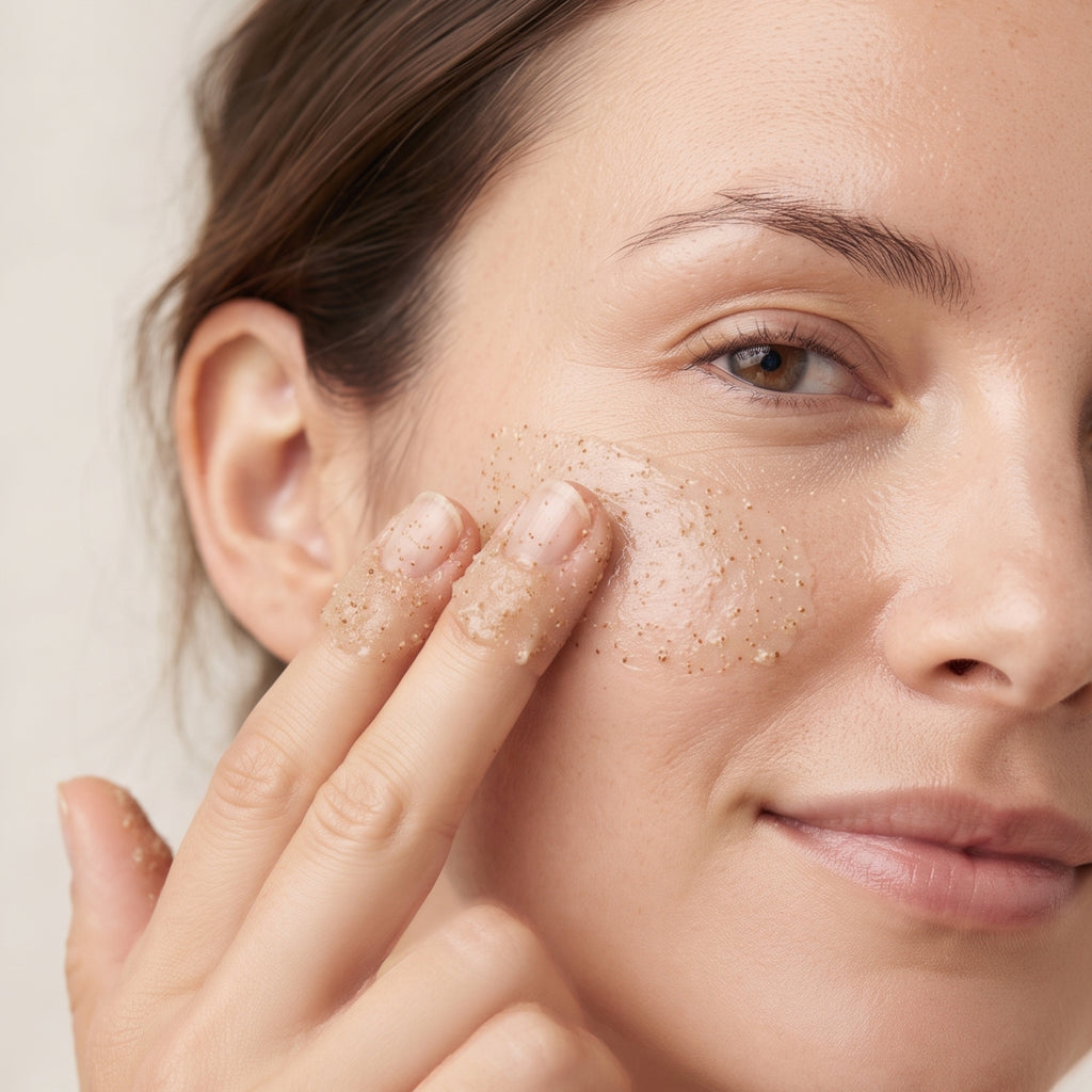 Applicazione — Soaviva Pura Gommage Viso Illuminante