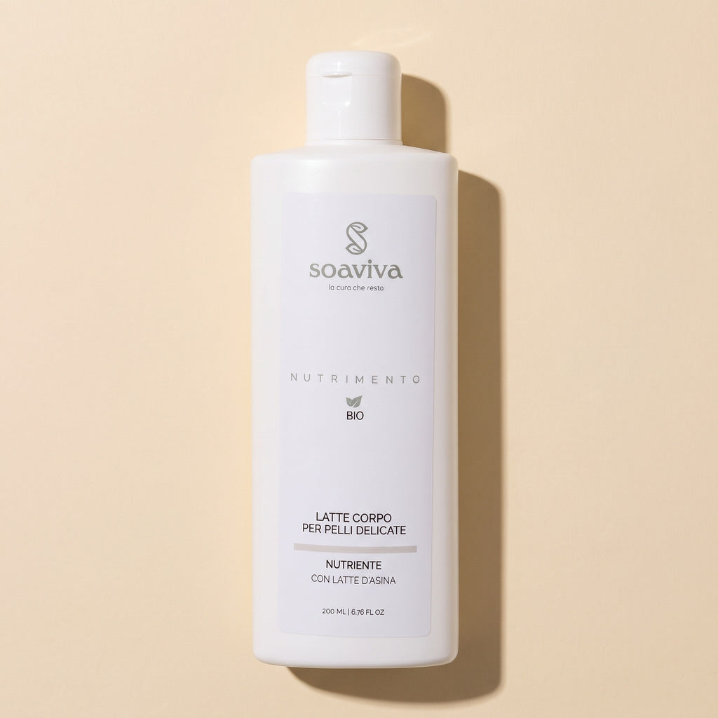 Soaviva Nutrimento Hydra-Latte Corpo Idratante Elasticizzante Latte d'Asina 200 ml