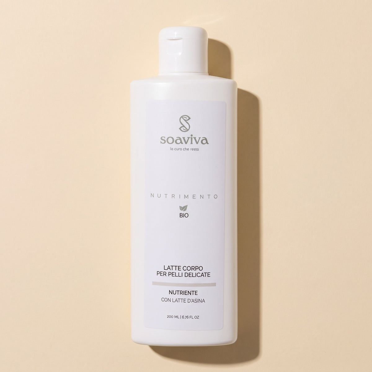 Soaviva Nutrimento Hydra-Latte Corpo Idratante Elasticizzante Latte d'Asina 200 ml