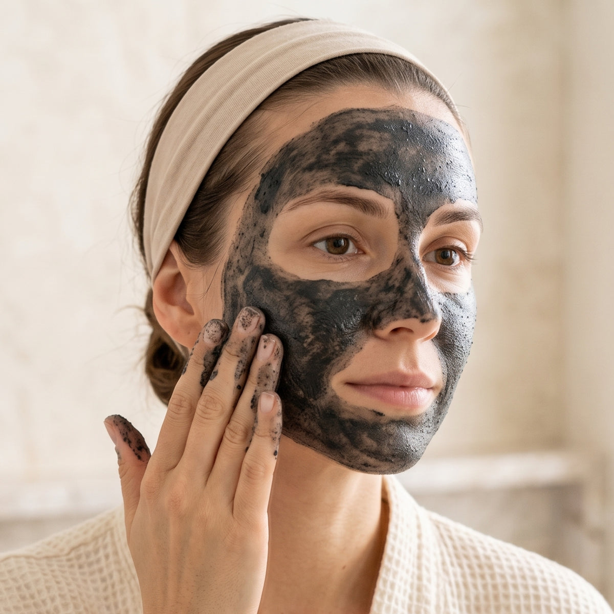 Applicazione — Soaviva Pura Meso Mask Detox al Carbone