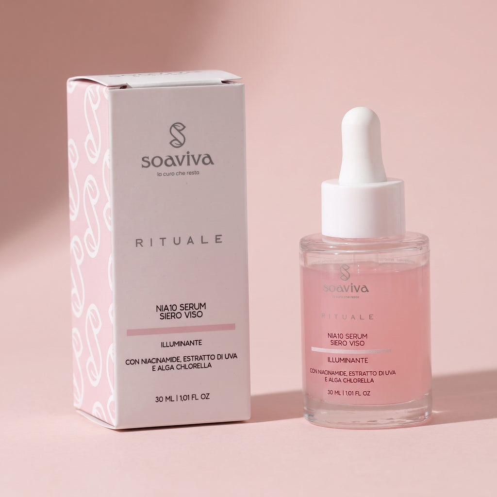 Soaviva Rituale Nia 10 Siero Illuminante Uniformante Niacinamide 10% 30 ml — confezione