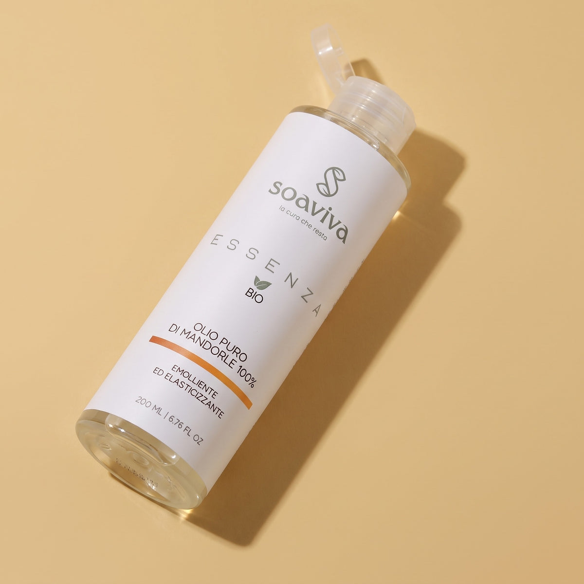 Soaviva Essenza Olio di Mandorle Dolci Puro 100% 200 ml — confezione