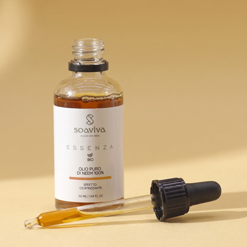 Soaviva Essenza Olio di Neem Puro 100% 50 ml — confezione