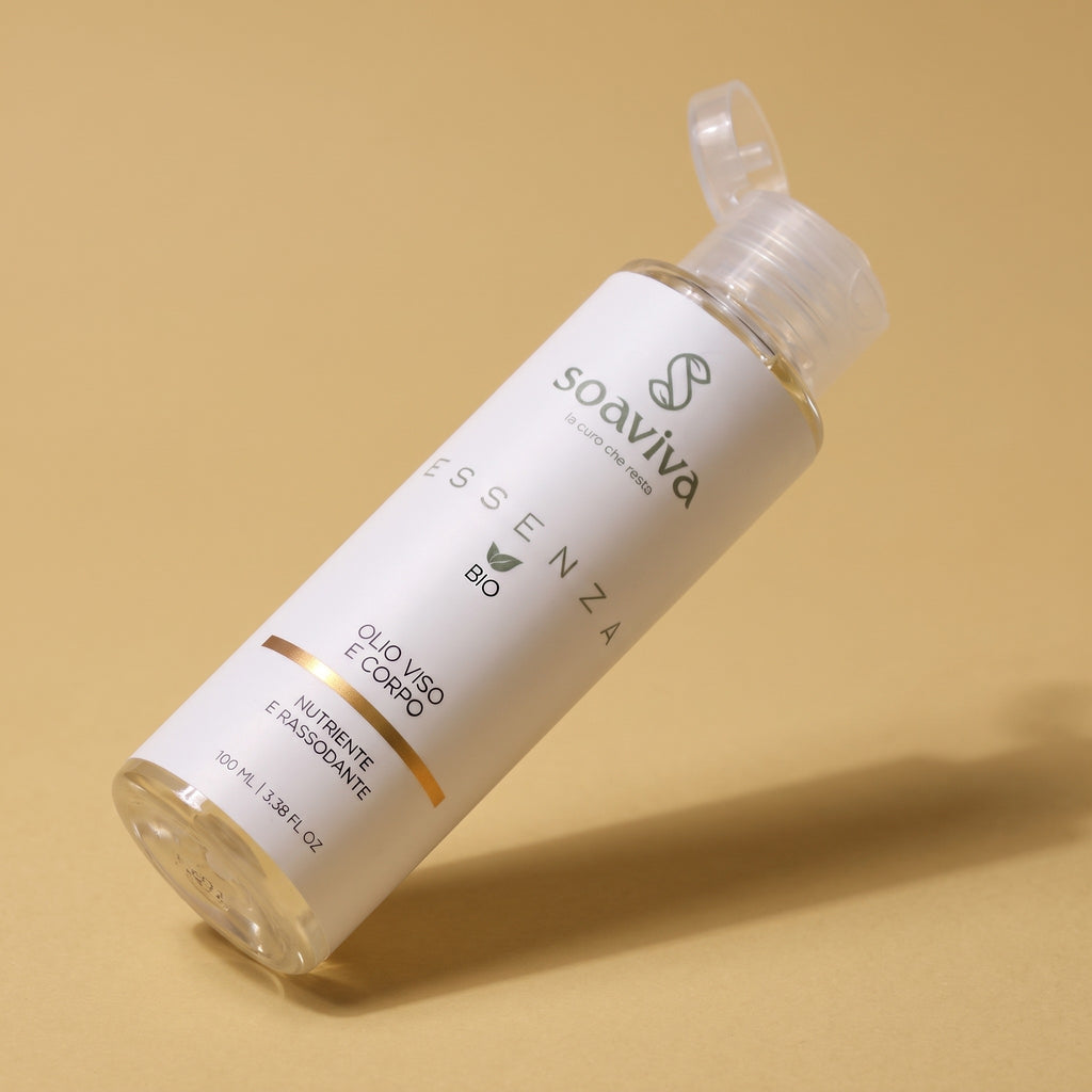 Soaviva Essenza Olio Viso e Corpo Nutriente Rassodante 100 ml — confezione