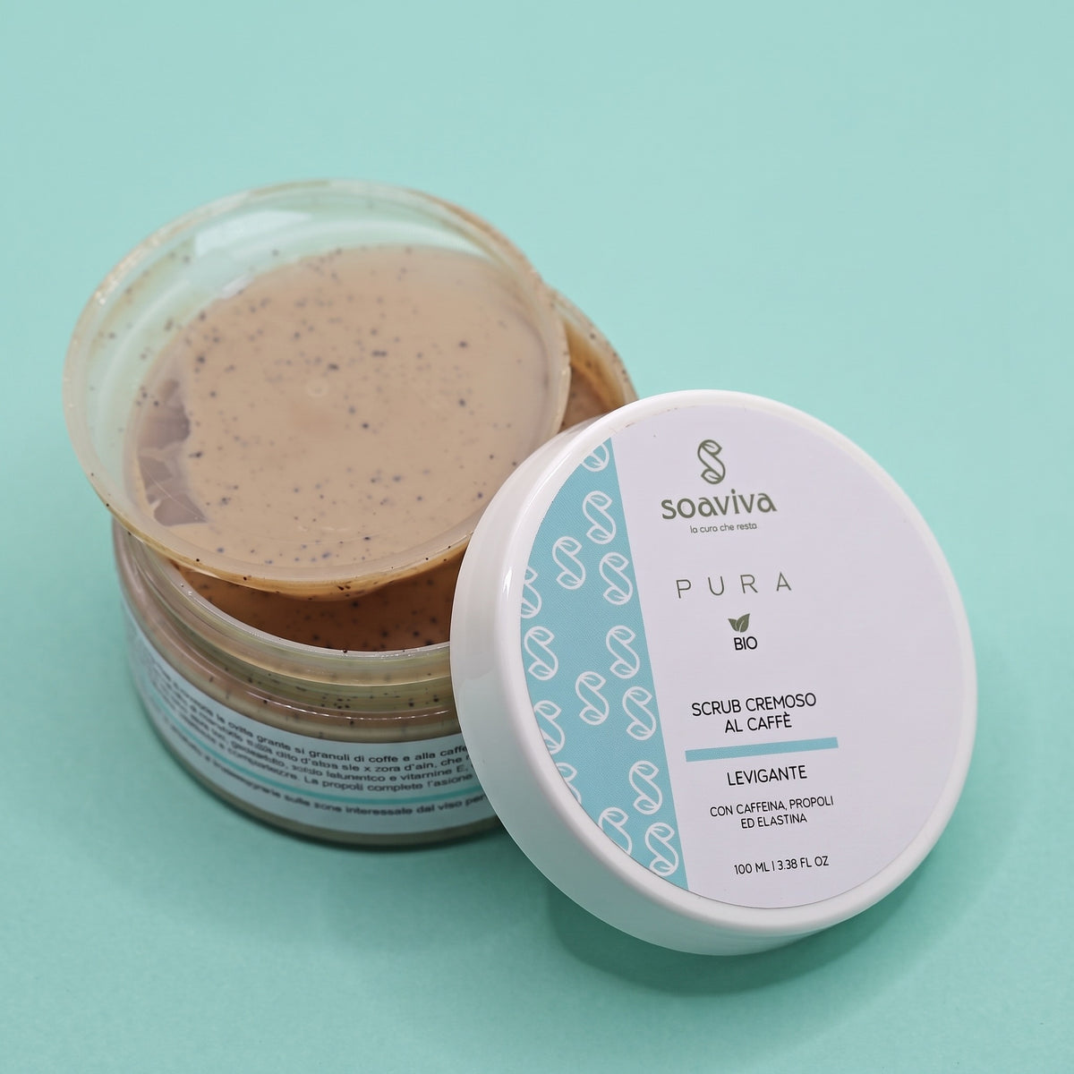 Soaviva Pura Scrub Cremoso al Caffè 100 ml — confezione
