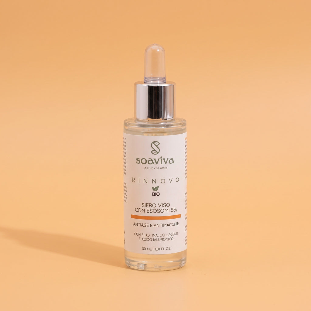 Soaviva Rinnovo Siero Viso Esosomi 5% Anti Age Antimacchia 30 ml