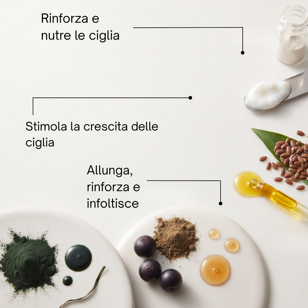 Ingredienti — Soaviva Pura Siero Rinforzante Ciglia e Sopracciglia
